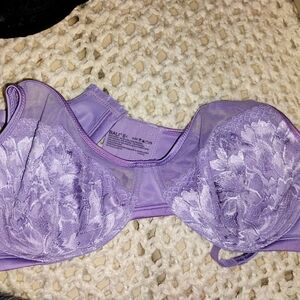 BALI Lavender Lace Full Coverage Underwire Bra